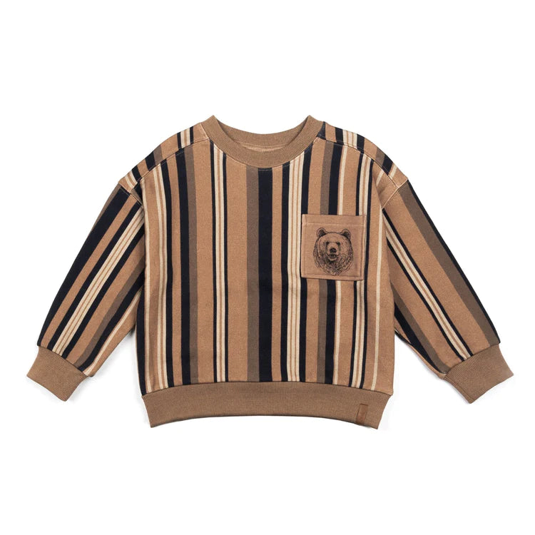 Stripe Fleece Top