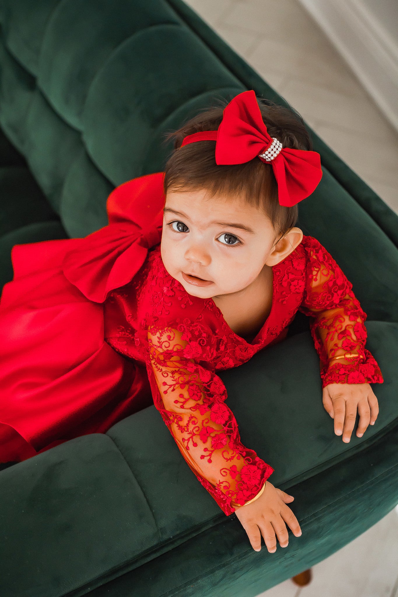 Red Dahlia Dress