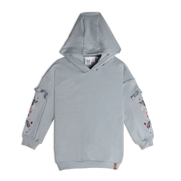 Hoodie with Frill Details