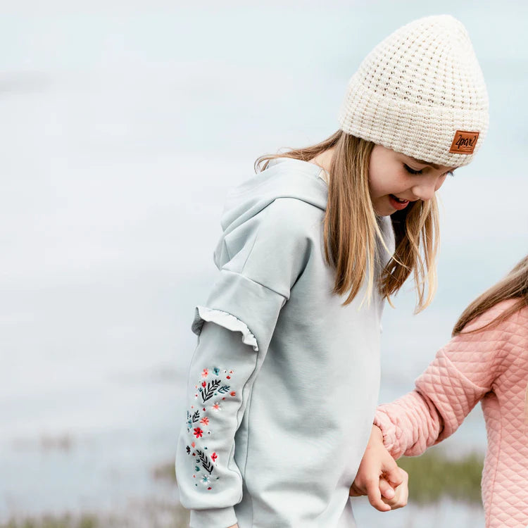 Hoodie with Frill Details
