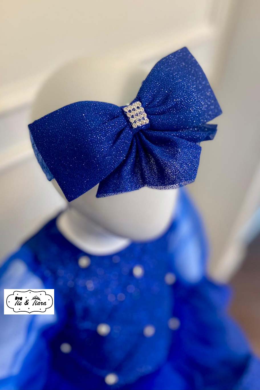 Blue Orchid Hairpin