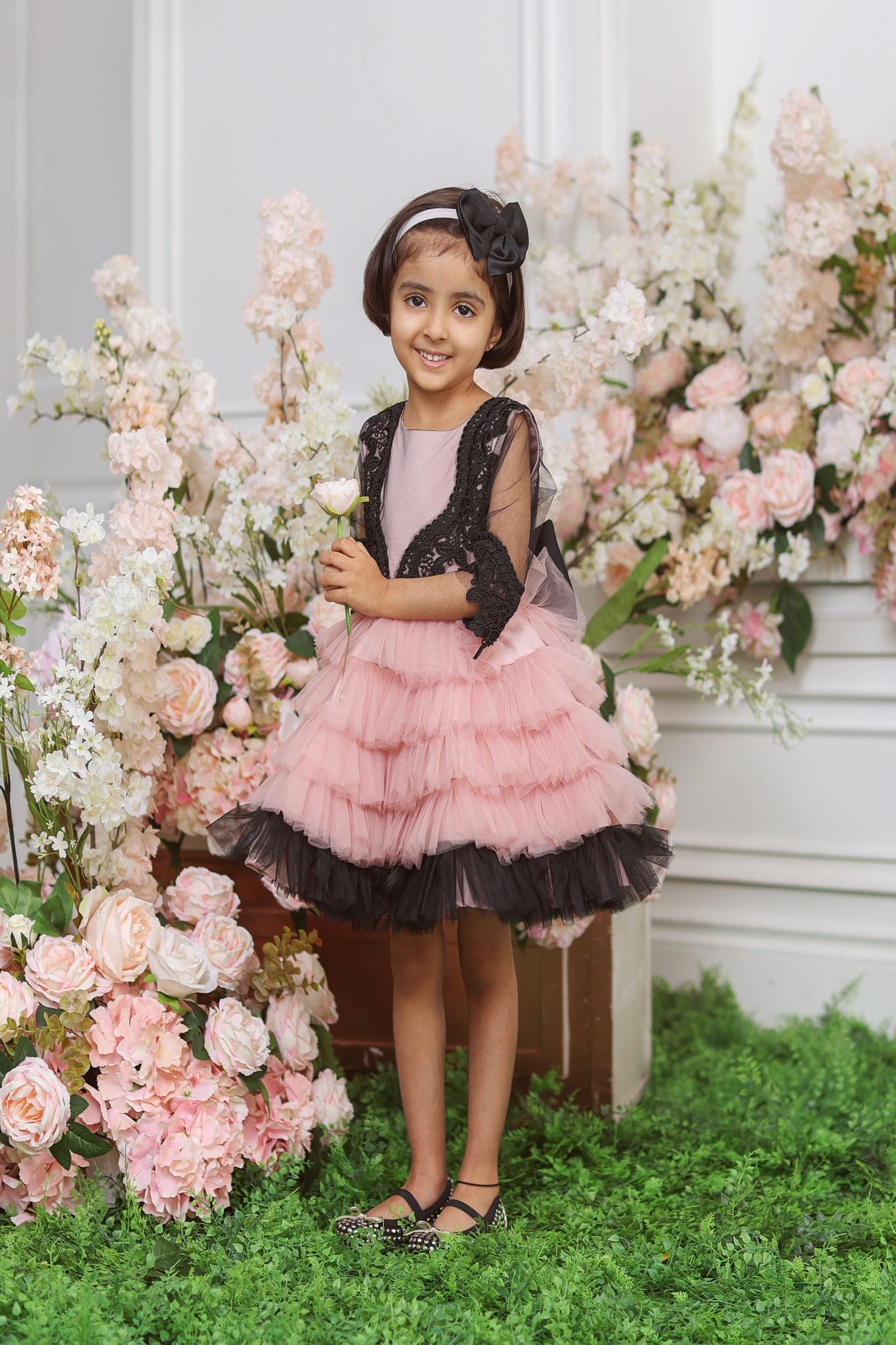 Petunia Pink & Black