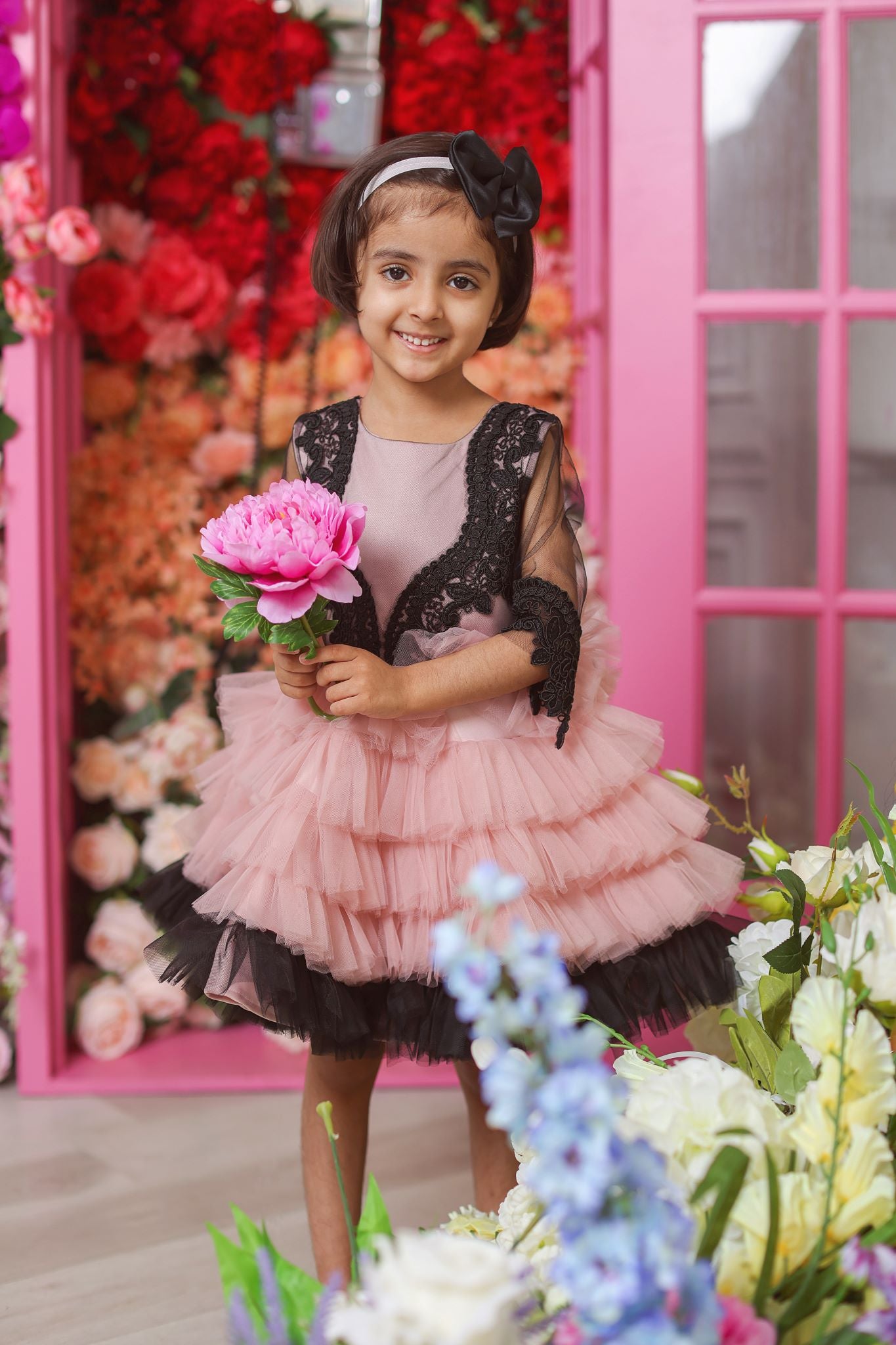 Petunia Pink & Black
