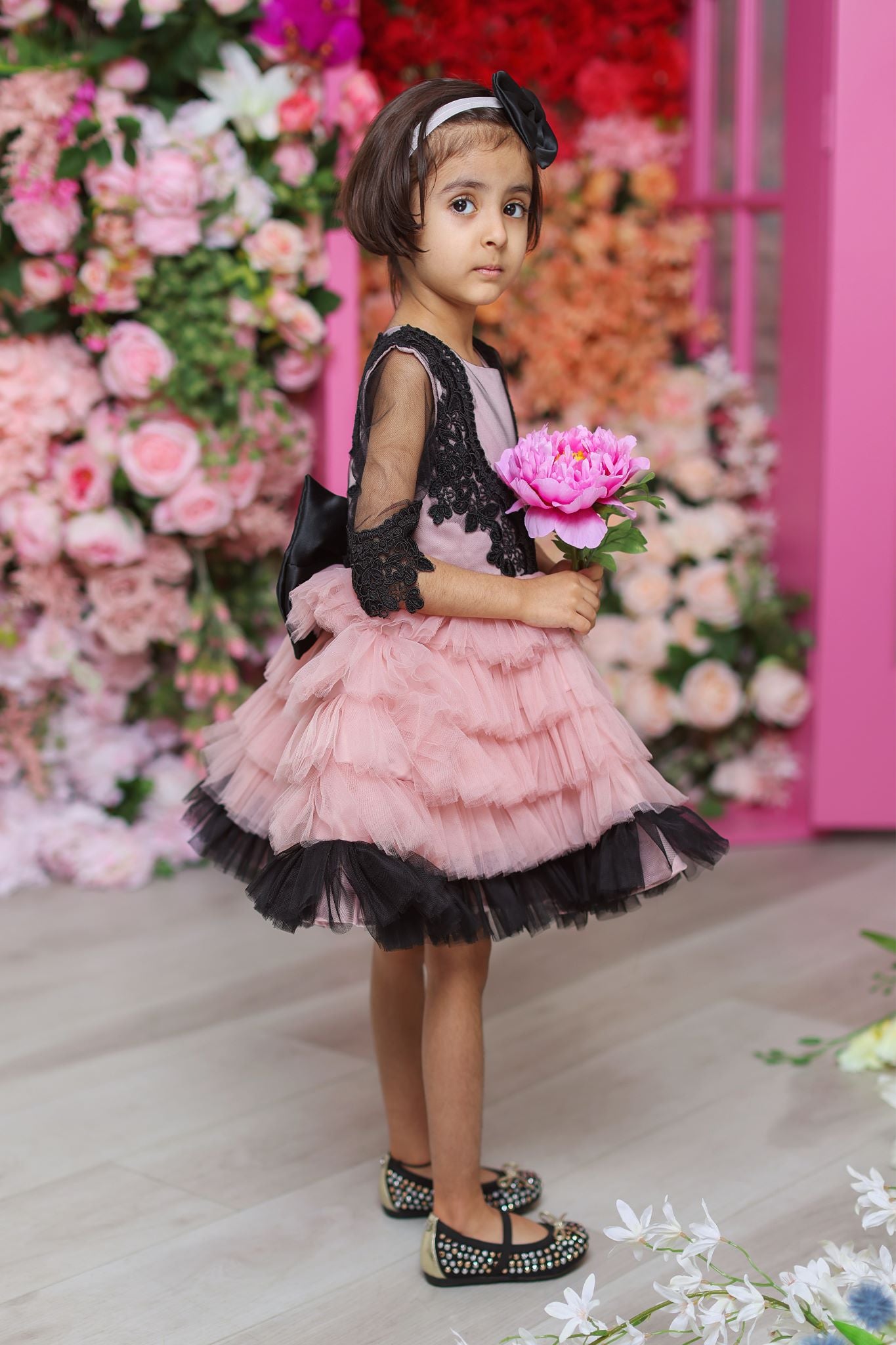Petunia Pink & Black