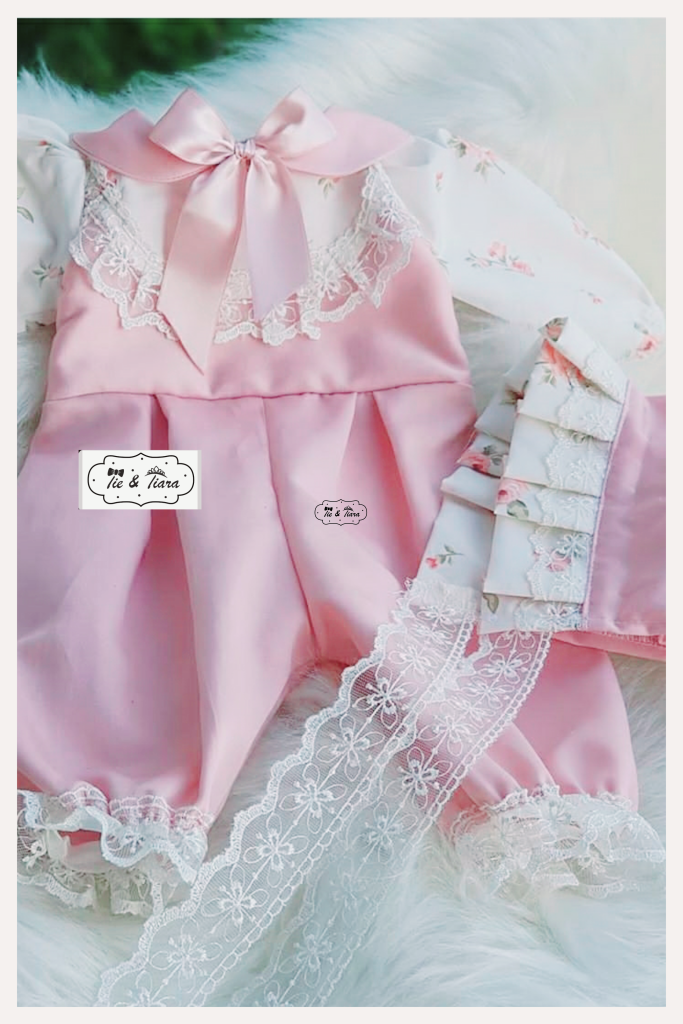 Floral Onesie & Bonnet Set Baby