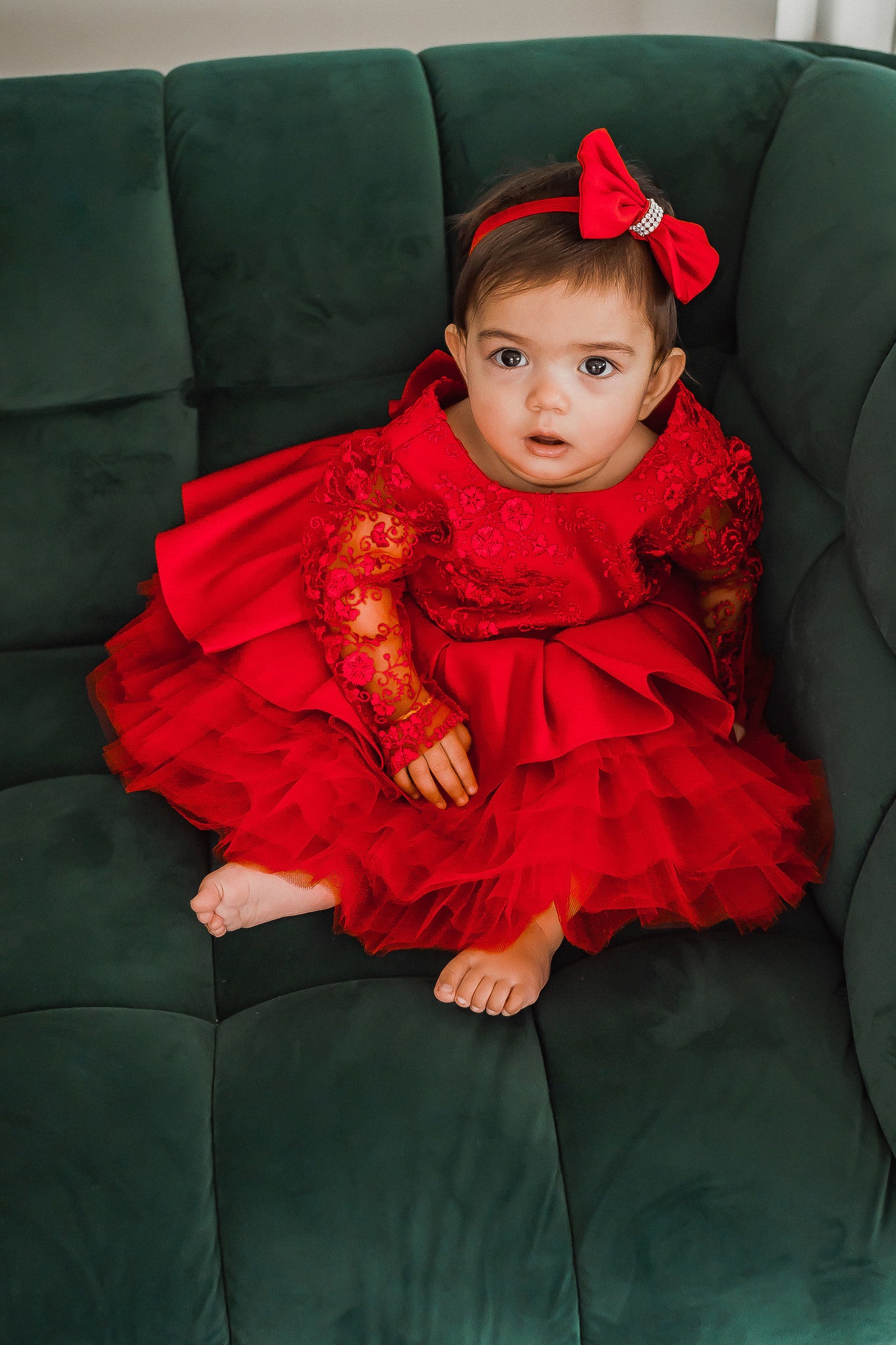 Red Dahlia Dress