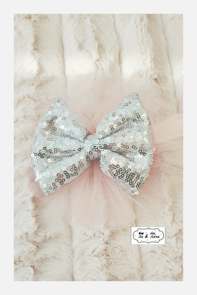 Tulle Headband Silver Accessories